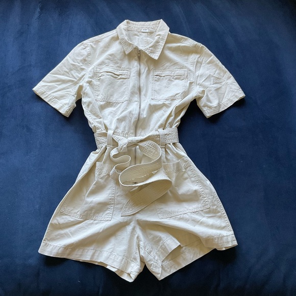 Gap Utility Short Sleeve Romper 